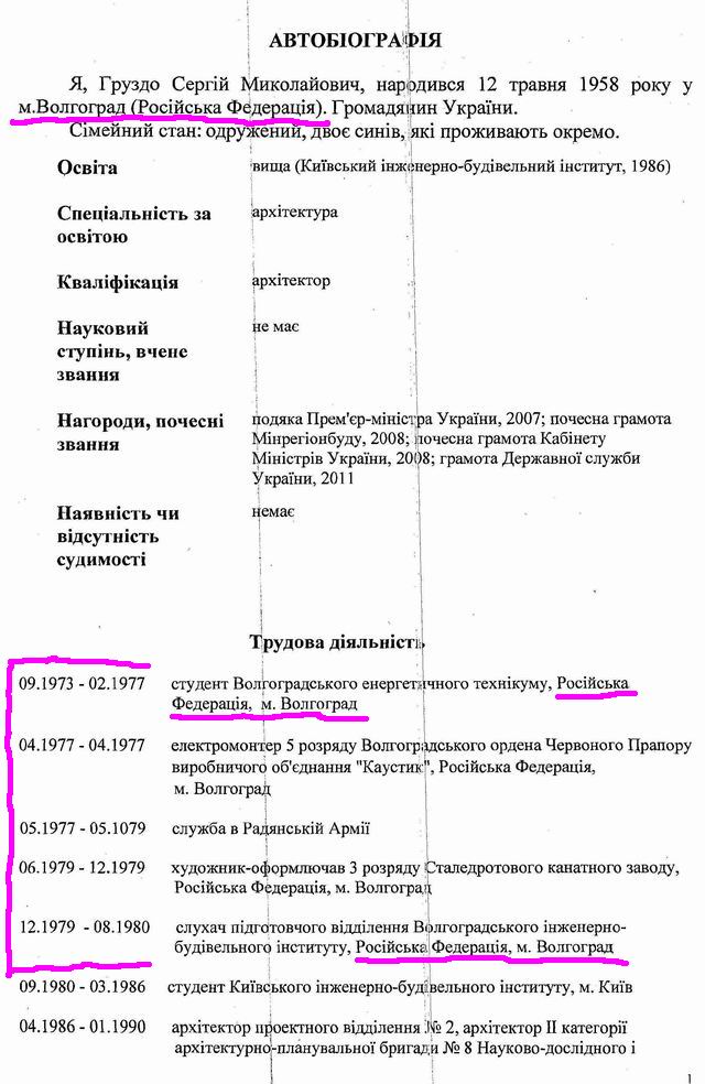 Груздо автобиограф стор 1