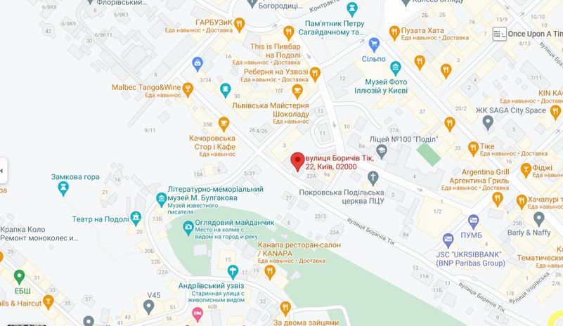 Б Тік 22-А Гугл-карта 2