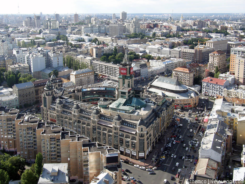 Бессарабка сверху