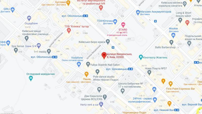 Введенська 8 Гугл-карта 3