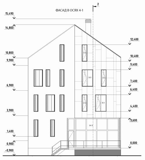 Введенська 8 Проект Фас 1