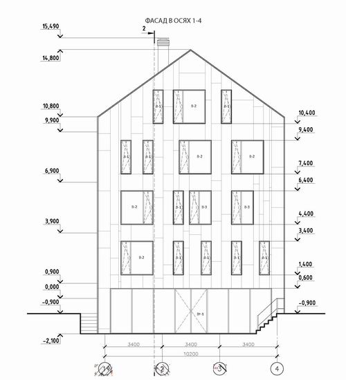 Введенська 8 Проект Фас 4