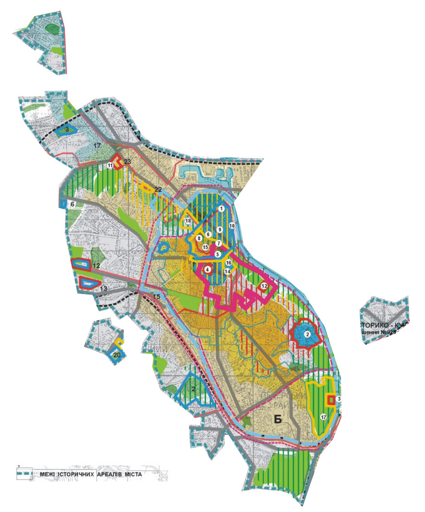 ГП 2020 - Іст-Містобуд Оп план Істор ареали