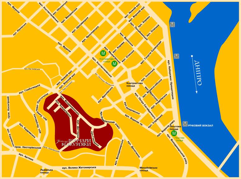 Гонч-Кож - Карта в Києві