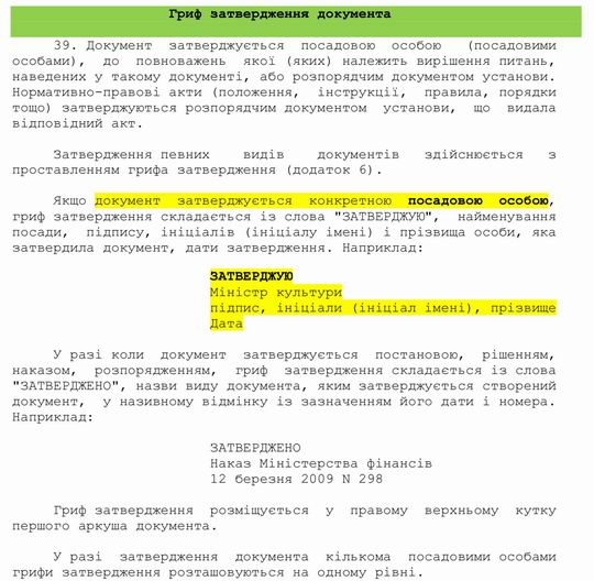 Гриф затвердж (Кабмін інструкція)