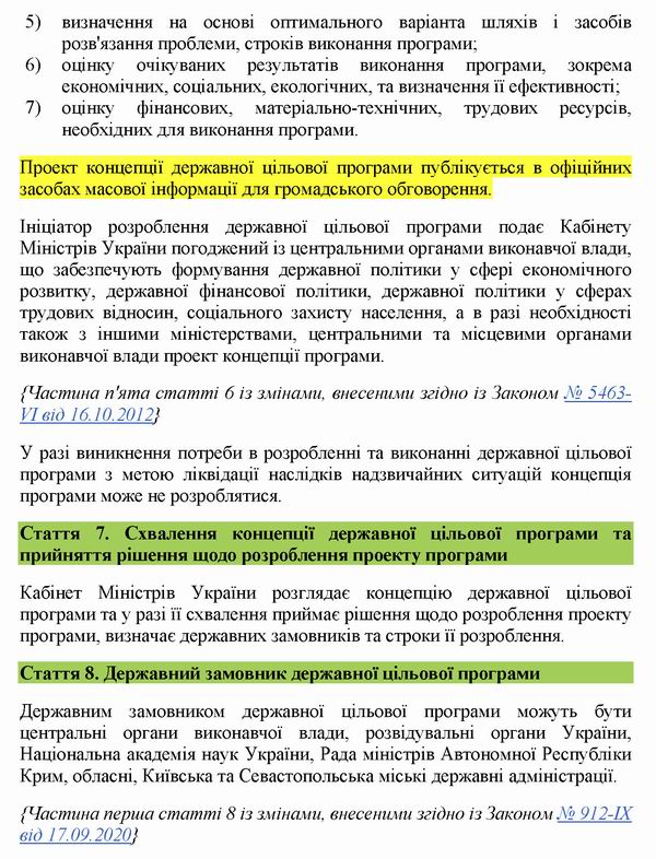 ЗУ Про Держ цільові прогр 2004-2020 с6