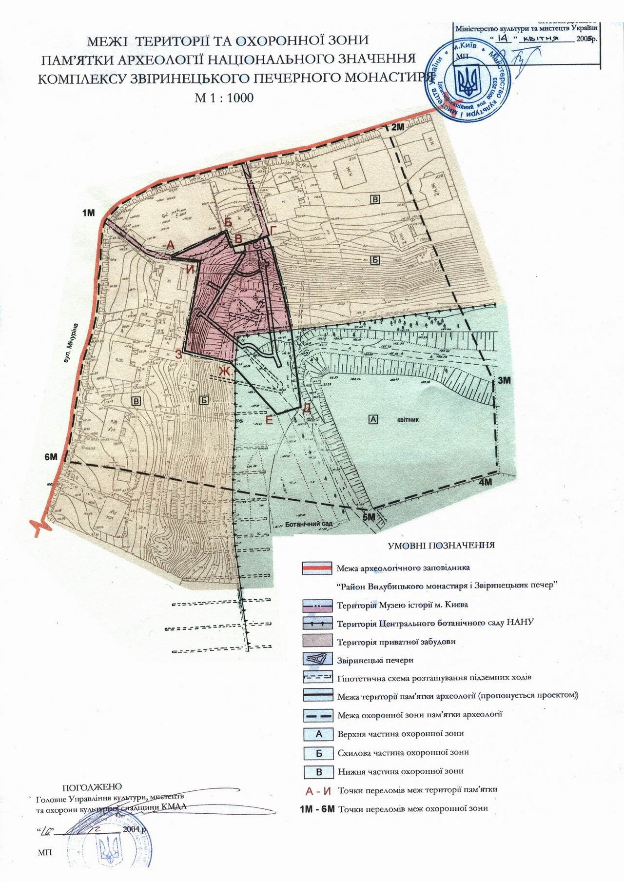Звір печ - Зони охор