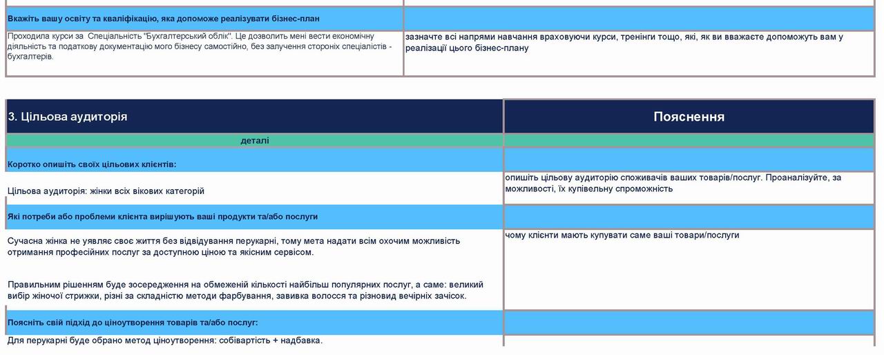 Кабмін - Бізнес-план Приклад с4