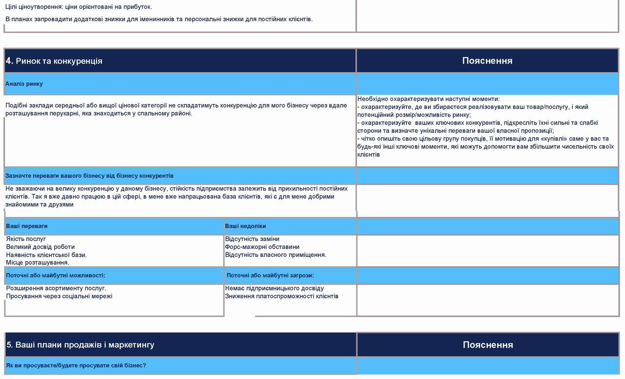 Кабмін - Бізнес-план Приклад с5