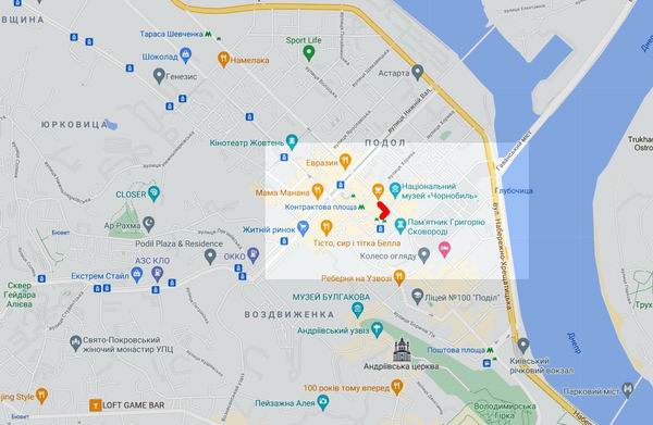 Карта Гугл 1