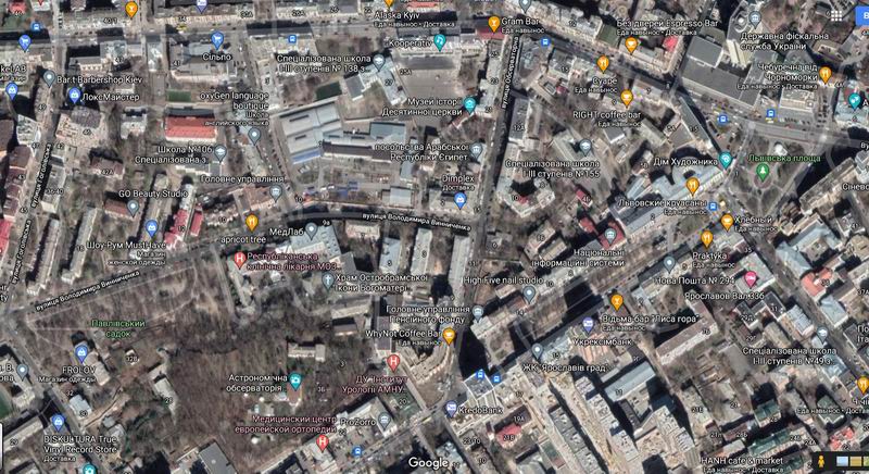 Обсерваторна 6, Карта 2