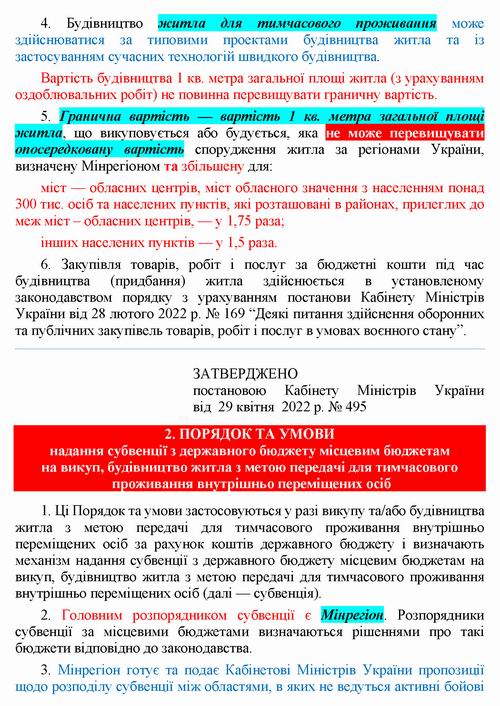 Страницы из Кабм - Житло для переміщ осіб № 495 2022-04-29_Страница_2
